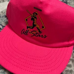 Nissan, all star hat, pink